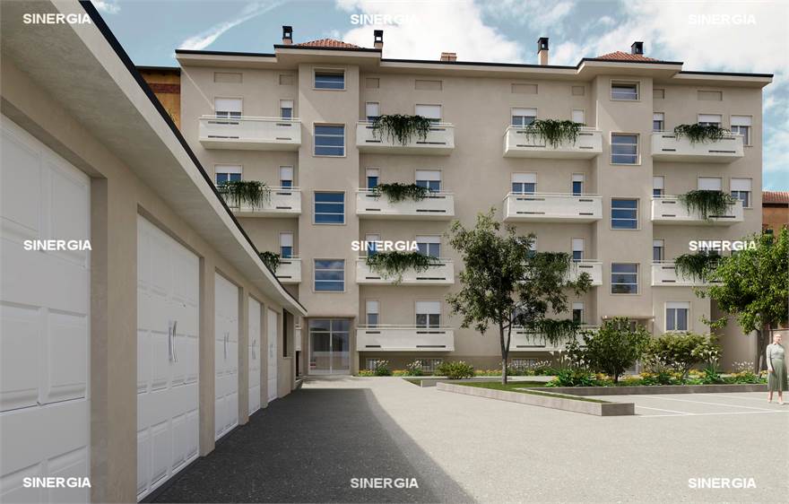 Prospetto vista interna cortile 