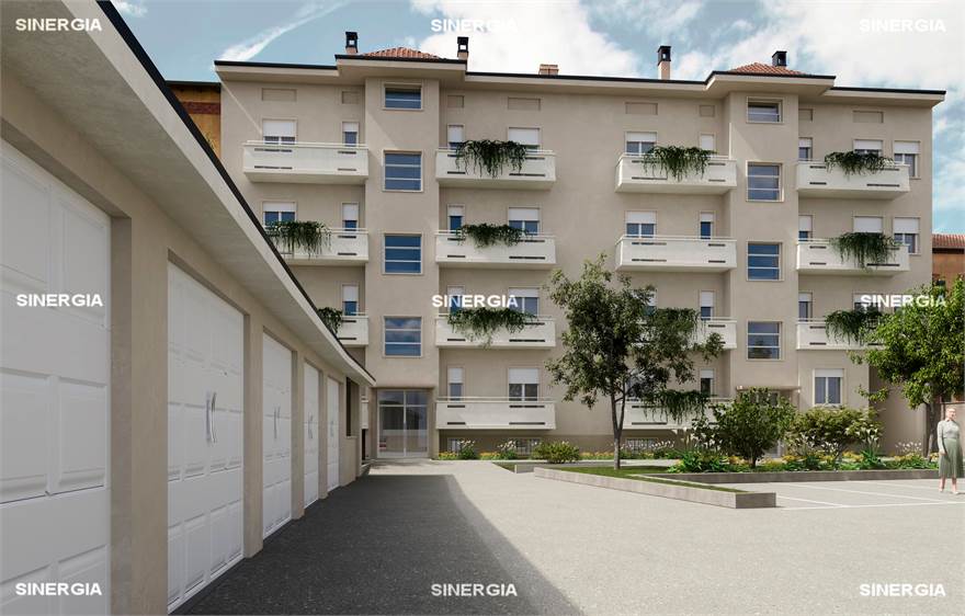 Prospetto vista interna cortile 